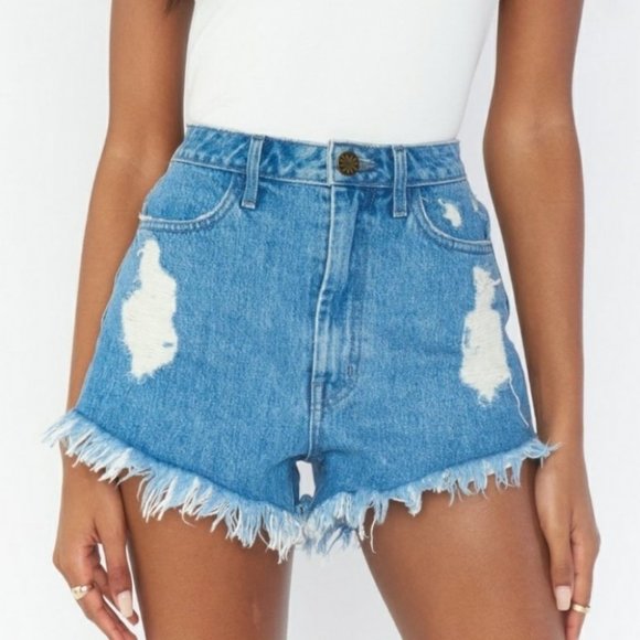 SMYM Houston High Waisted Shorts 26 - Picture 1 of 10